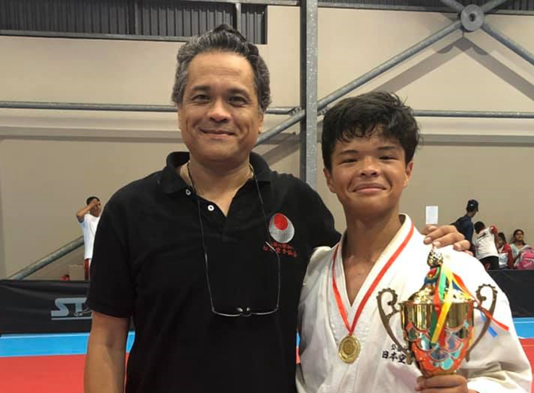 Karate Competition - Teiva Samfat Champion Kumite in 2019